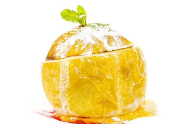 Manzana al horno con miel —  Fotos de Stock