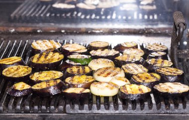 Restoran ızgara sebze yemek