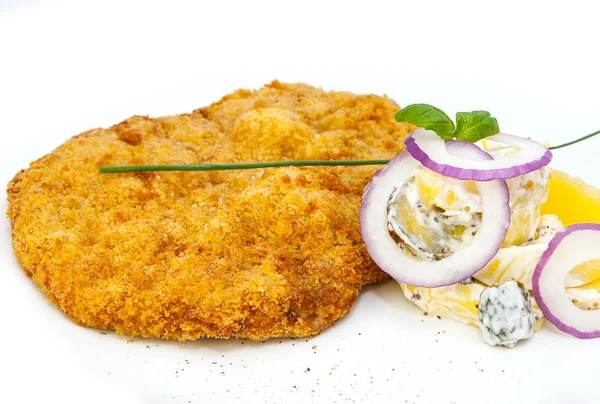 Ensalada de verduras Schnitzel —  Fotos de Stock