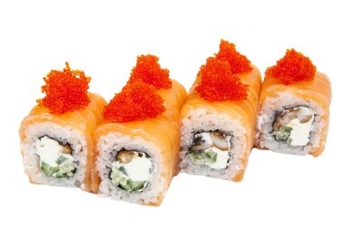 Japon balık ve sebze ile rulo