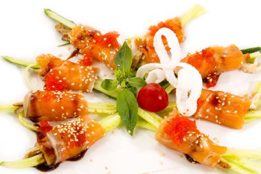 otlar ile balık böreği