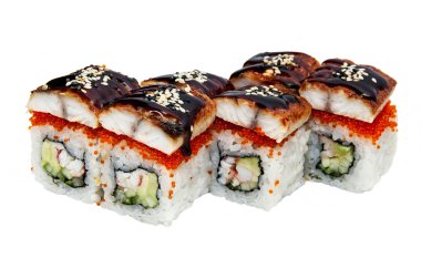 Japon balık ve sebze ile rulo