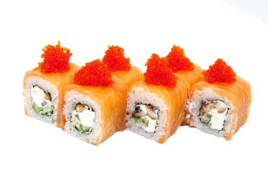 Japon balık ve sebze ile rulo