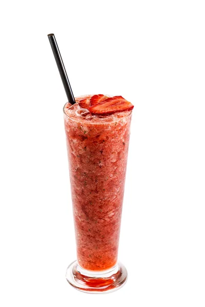 Alcoholic cocktail in a glass glass on a white background — Stock Photo, Image