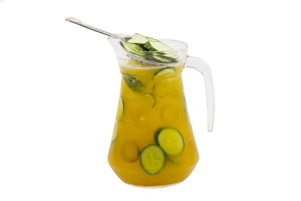 Ananas-Limonade mit Eis — Stockfoto