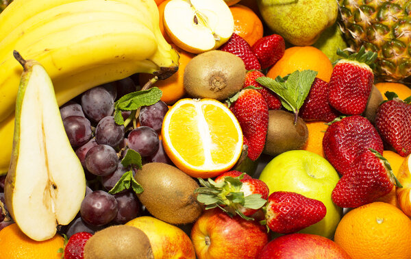 фон свежих фруктов
