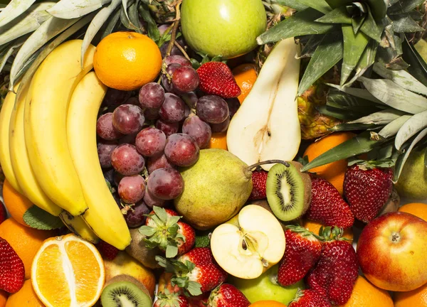 Sfondo di frutta fresca — Foto Stock