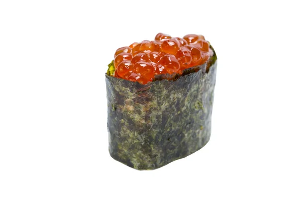 Japansk sushi skaldjur på vit bakgrund — Stockfoto