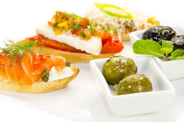 Spanish sandwiches — Stock Photo, Image