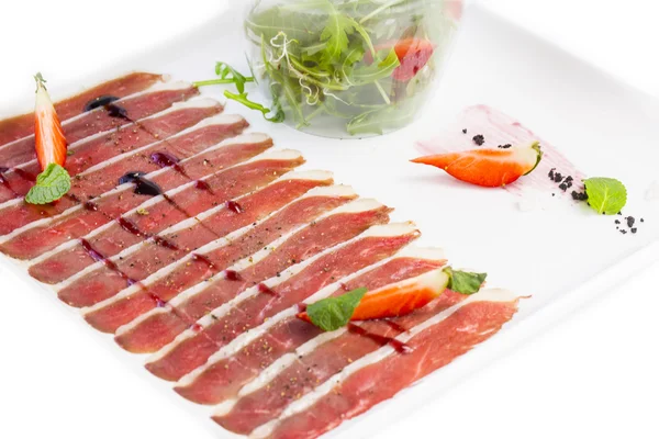 Sliced duck breast — Stock Photo, Image