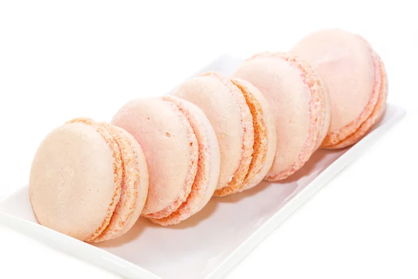 Galletas sabrosas sobre fondo blanco — Foto de Stock