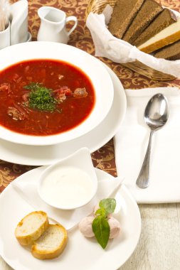 Rus pancar çorbası