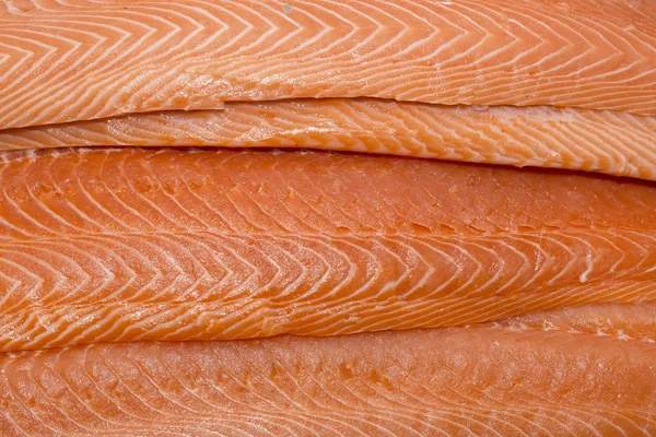 新鮮なサケの切り身魚の肉 — ストック写真
