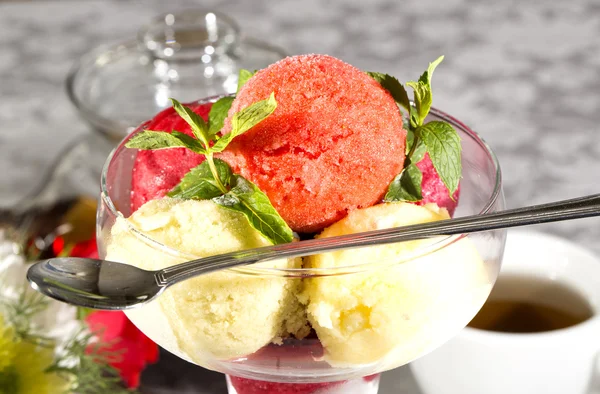 Frukt sorbet — Stockfoto