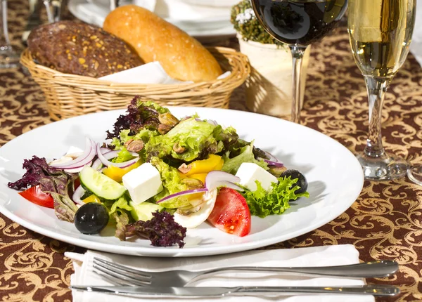 Griechischer Salat — Stockfoto