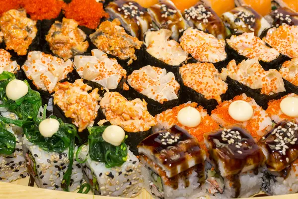 Sushi giapponese frutti di mare — Foto Stock