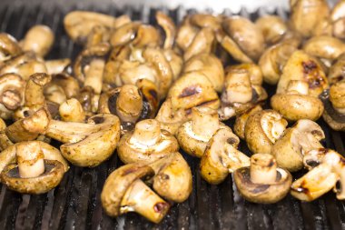 petrol üzerinde Barbekü Izgara