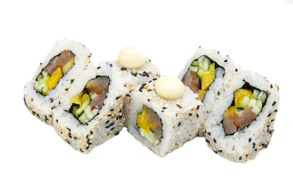Sushi com peixe — Fotografia de Stock