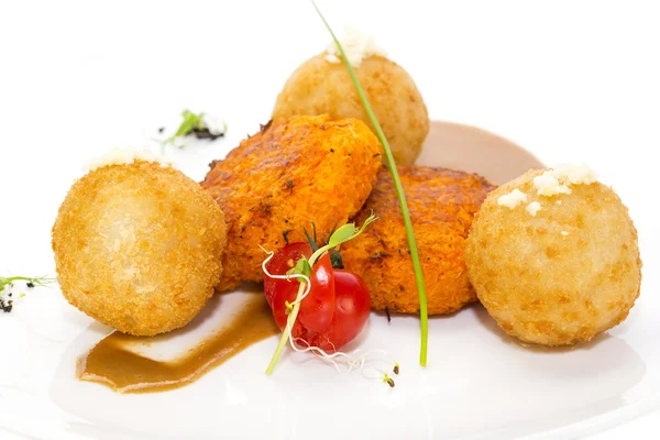 Albóndigas vegetarianas de zanahoria — Foto de Stock