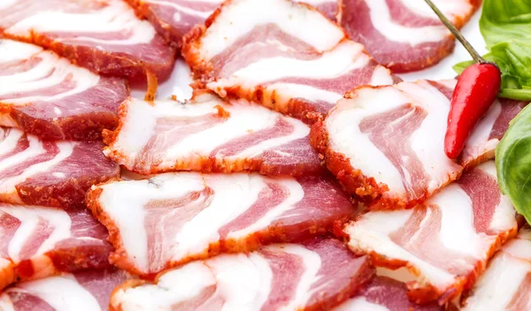 Bacon, cipolla e pepe — Foto Stock