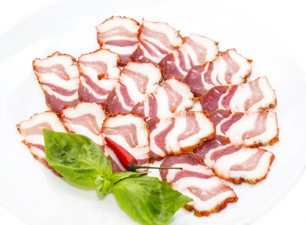 Bacon, cipolla e pepe — Foto Stock