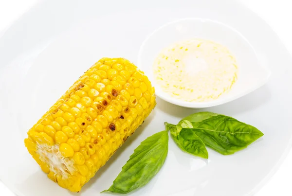Grilled corn with butter — Stock Photo, Image