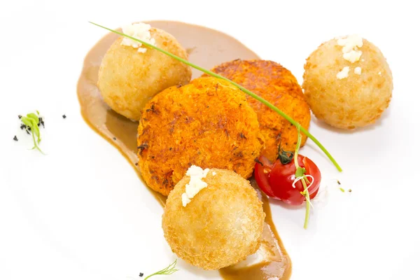 Carrot vegetarian meatballs — Stock Photo, Image