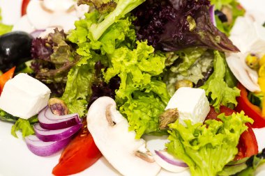 roka ve domates et salatası