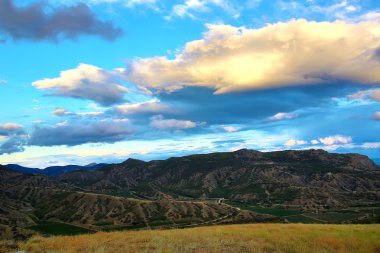 Yazın dağ manzarası