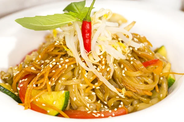 米野菜のスパゲッティ — ストック写真