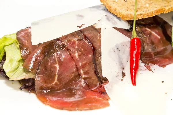 Beef carpaccio — Stock Photo, Image