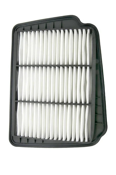 Beyaz bir arka plan üzerinde araç için bir hava filtresi — Stok fotoğraf