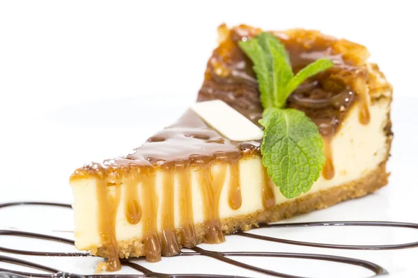 Piece of cheese cake — Stock Photo, Image