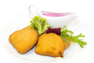 berry soslu kızarmış peynir