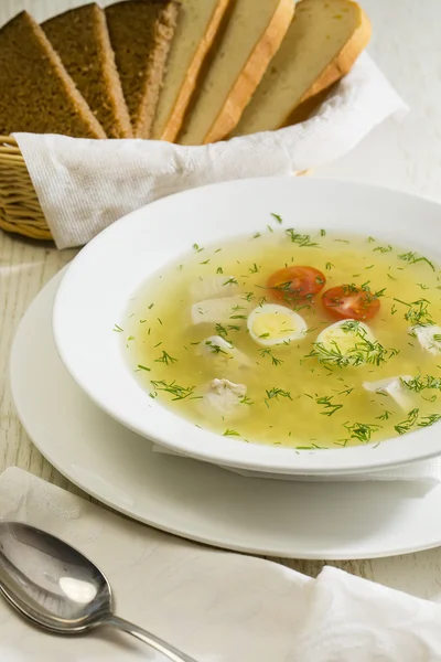 Sopa de pollo —  Fotos de Stock