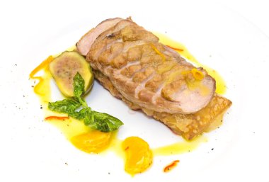 griles mandalina sosu pişmiş kaz meme