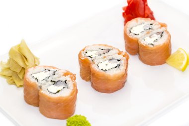 sushi lezzetli deniz ürünleri