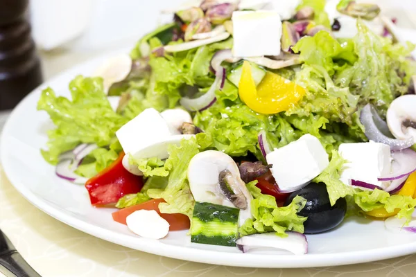 Greek salad — Stock Photo, Image