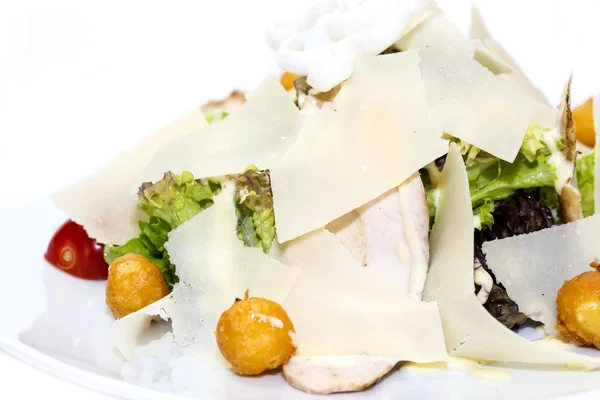 Garnéla saláta és a Zöldek — Stock Fotó