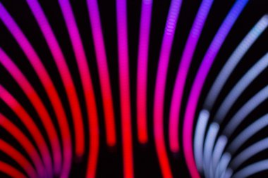 çizgiler ve bokeh Neon arka