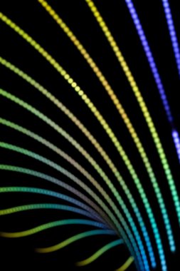 çizgiler ve bokeh Neon arka