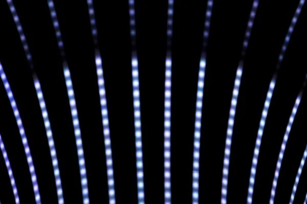 Neon background of lines and bokeh — Stock Photo, Image