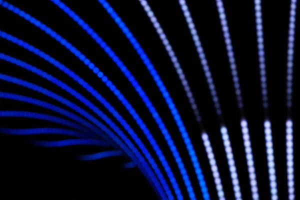 Neon pozadí linek a bokeh — Stock fotografie