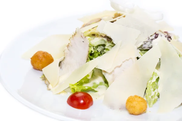 Salada Caesar na mesa — Fotografia de Stock