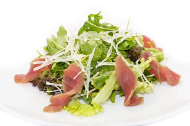 roka jambon peynir salatası