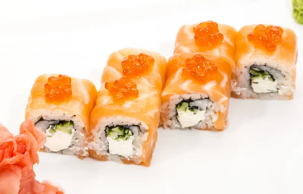 Fruits de mer japonais sushi — Photo