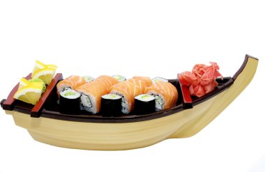 sushi lezzetli deniz ürünleri