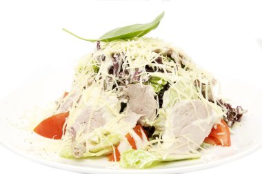 Beyaz Siyah spagetti tavuk çorbası ile