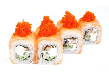 sushi lezzetli deniz ürünleri