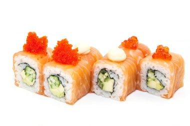 sushi lezzetli deniz ürünleri